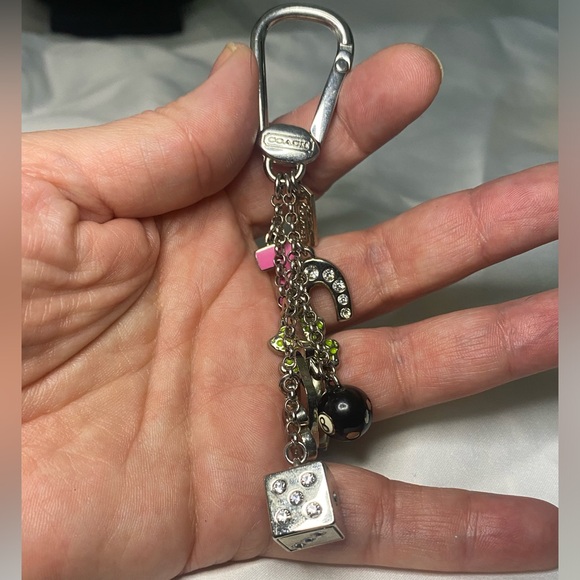 Coach Good Luck in Vegas Bag-charm Keychain - Picture 8 of 16